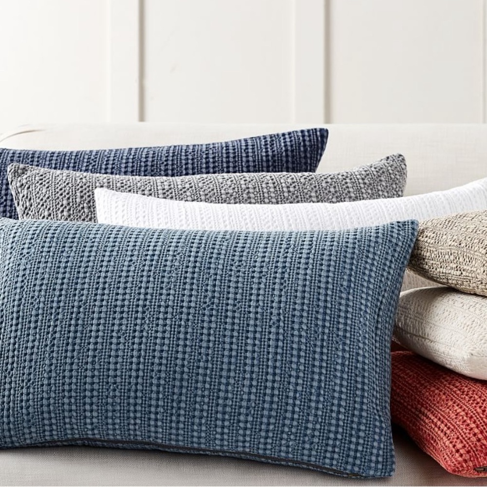 POTTERY BARN NWOT SET of THREE pottery barn lumbar pillow covers